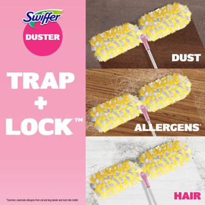 Swiffer Duster Dusting Kit Limited Edition, Pink Lemonade - Includes 1 Handle, 8 Duster Refills - 1 EA - Image 7