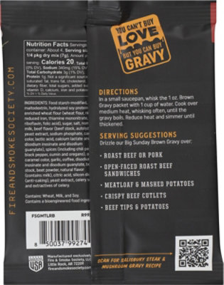 Fire And Smoke Mix Grvy Brwn Big Sunday - 1 oz - Image 5