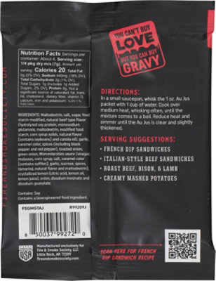 Fire And Smoke Mix Grvy Au Jus Big Dppr - 1 oz - Image 5