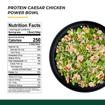 Taylor Farms Protein Plus Caesar Salad Bowl 6.4oz - 6.4 OZ - Image 2