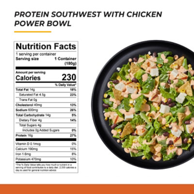 Taylor Farms Protein Plus Southwest Salad Bowl - 6.35 OZ - Image 2