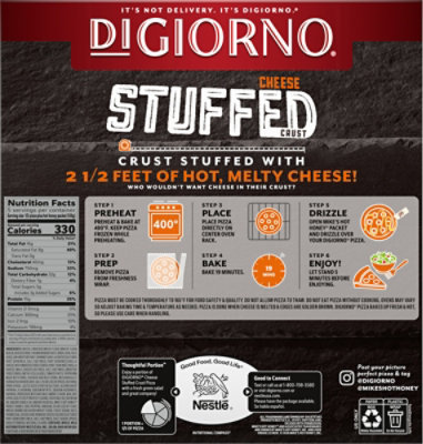 Digiorno Stuffed Crust Pepperoni (with Mike's Hot Honey) Frozen Pizza 23 Oz Box - 23 OZ - Image 6