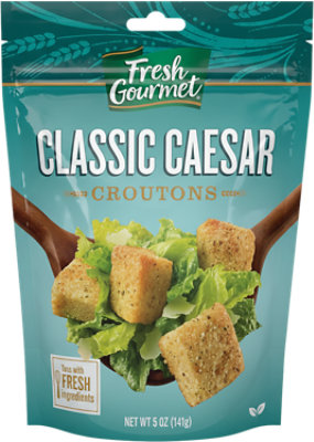 Fresh Gourmet Classic Caesar Croutons Prepacked - 5 OZ - Image 1