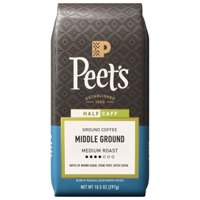 Peet's Middle Ground Half Caff, 10.5 Oz Bag - 10.5 oz - Image 2
