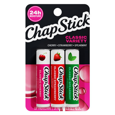 ChapStick Classic Variety Flavored With 24 Moisture Lip Balm Sticks -3-0.15 Oz - Image 1