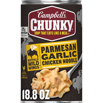 Campbell's Chunky Buffalo Wild Wings Parmesan Garlic Chicken Noodle Soup, 18.8 Oz - 18.8 oz - Image 1