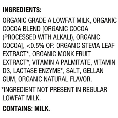 Horizon Organic Shelf Stable Lactose Free No Added Sugar 1% Lowfat Chocolate Milk Box, 8 Fl Oz - 8.0 oz - Image 5