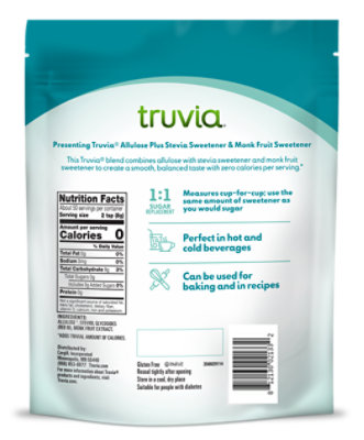 Truvia Allulose Plus Stevia Sweetener And Monk Fruit Sweetener - 14 oz - Image 3