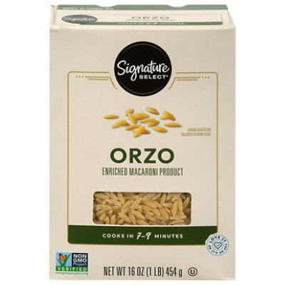 S Sel Pasta Orzo - 16 oz - Image 1