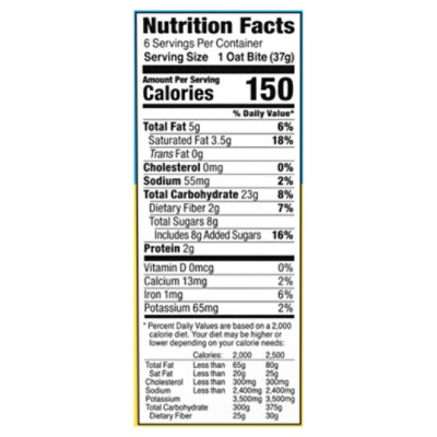 Bobos Oat Bars Bites Oat Lemon Poppy Seed - 7.8 oz - Image 3
