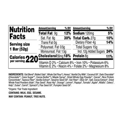 Perfect Bar Oaties Brownie Batter Bars - 4-1.83 OZ - Image 4