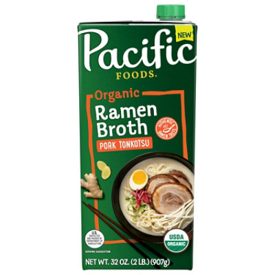 Pacific Foods Organic Pork Tonkotsu Ramen Broth, 32 Oz Carton - 32 oz - Image 1