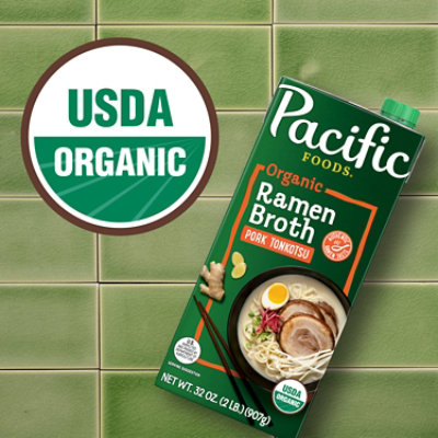 Pacific Foods Organic Pork Tonkotsu Ramen Broth, 32 Oz Carton - 32 oz - Image 3