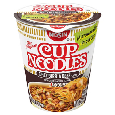 Nissin Cup Noodles Spicy Birria Beef Unit - 2.25 oz - Image 1