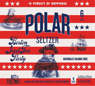 Polar Boston Iced Tea Party Seltzer - 6-12 fl oz - Image 5