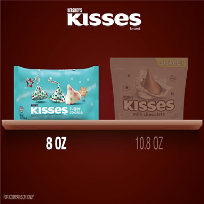 Hersheys Kisses Sugar Cookie Flavored Christmas Candy  Bag - 8 Oz - Image 5