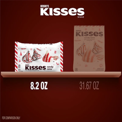 Hersheys Kisses Candy Cane Flavored Christmas Candy Bag - 8.2 Oz - Image 5