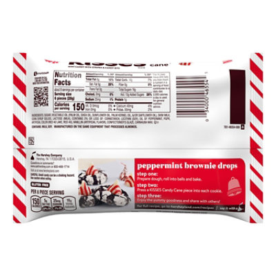 Hersheys Kisses Candy Cane Flavored Christmas Candy Bag - 8.2 Oz - Image 2