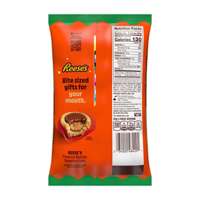 Reeses Miniatures Milk Chocolate Peanut Butter Cups Christmas Candy Bag - 8.9 Oz - Image 2