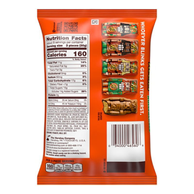 Reeses Chocolate Peanut Butter Creme Nutcrackers Christmas Candy Bag - 8.1 Oz - Image 2