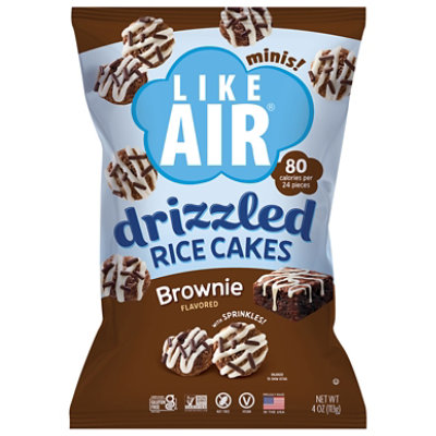 Like Air Drizzled Rice Cakes Brownie 4oz - 4 oz - Image 2