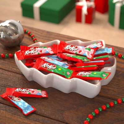 Kit Kat Miniatures Milk Chocolate Wafer Christmas Candy Bag - 8.7 Oz - Image 4