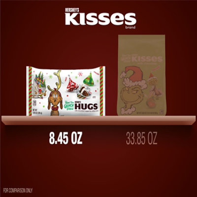 Hersheys Hugs Grinch Milk Chocolate And White Creme Christmas Candy Bag - 8.45 Oz - Image 5
