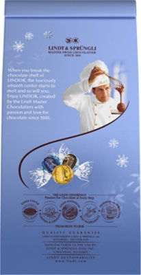 Lindt Lindor Holiday Winter Assortment Assorted Chocolate Candy Truffles Bag - 8.5 Oz - Image 7