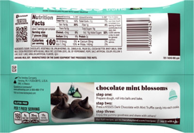 Hersheys Kisses Mint Truffle Flavored Christmas Candy Bag - 8.2 Oz - Image 6