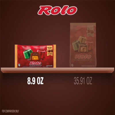 Rolo Rich Chocolate Caramels Christmas Candy Bag - 8.9 Oz - Image 5
