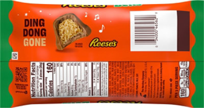 Reeses Chocolate Peanut Butter Creme Bells Christmas Candy Bag - 8.1 Oz - Image 6