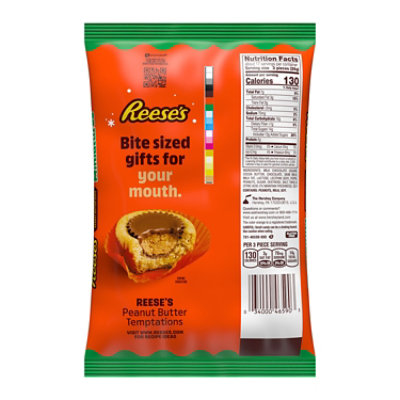Reeses Miniatures Milk Chocolate Peanut Butter Cups Christmas Candy Bag - 15.5 Oz - Image 2