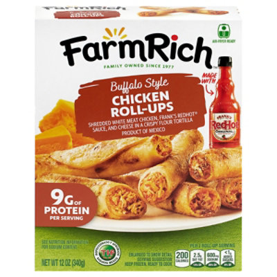 Farm Rich Frank's Buffalo Style Chicken Roll-ups 12 Oz - 12 oz - Image 1