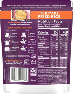 Mahatma  Rts Pouch Teriyaki Fried Rice 8.80 Oz - 8.8 oz - Image 5