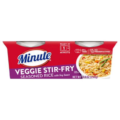 Minute Ready To Serve  Veggie Stir Fry 2 - 4.4 Oz Pk - 8.8 oz - Image 1