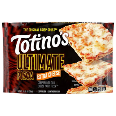 Totino's The Original Crisp Crust Ultimate Extra Cheese Pizza  10.69 Oz - 10.69 oz - Image 1