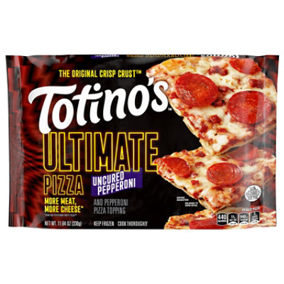Totino's The Original Crisp Crust Ultimate Uncured Pepperoni Pizza  11.64 Oz - 11.64 oz - Image 1