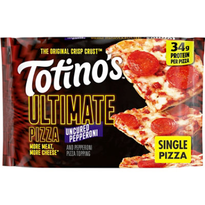 Totino's The Original Crisp Crust Ultimate Uncured Pepperoni Pizza  11.64 Oz - 11.64 oz - Image 2