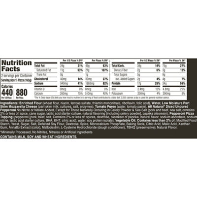 Totino's The Original Crisp Crust Ultimate Uncured Pepperoni Pizza  11.64 Oz - 11.64 oz - Image 5