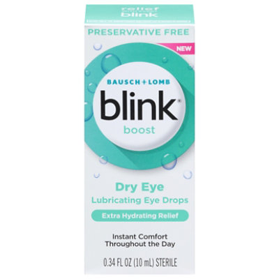 0.34 Fl Oz (10ml) Blink Boost Preservative Free Lubricating Eye Drops - 0.34 fl oz - Image 1