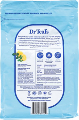 Dr Teal's Restorative Minerals Pure Epsom Salt With Magnesium, Potassium & Zinc - 3 lb - Image 4