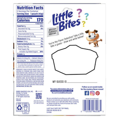Entenmanns Little Bites Mystery Flavor Mini Muffins 5 Packs - 7.5 oz - Image 5