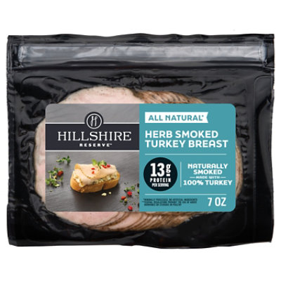 Hillshire Herb Smoked Turkey Breast 7oz - 7 OZ - Image 1