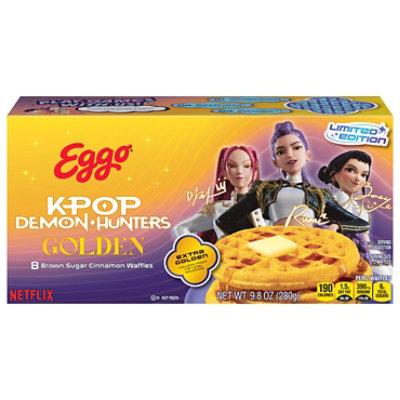 Kellogg's Eggo Waffles Golden Brown Sugar Cinnamon 9.88oz - 9.88 oz - Image 1