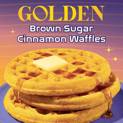Eggo Frozen Waffles Golden Brown Sugar Cinnamon Frozen Breakfast 8 Count - 9.8 Oz - Image 3