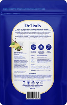 Dr Teal's Pure Vanilla Comfort Epsom Salt - 3 lb - Image 4
