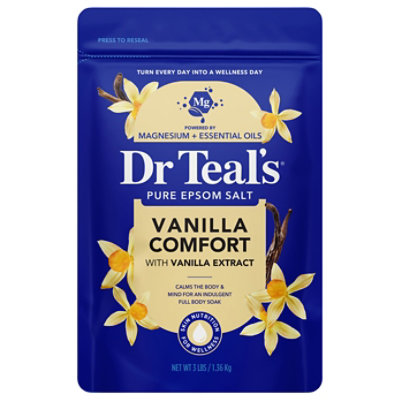 Dr Teal's Pure Vanilla Comfort Epsom Salt - 3 lb - Image 1