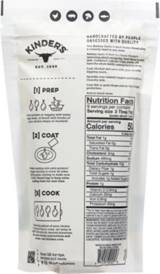 Buttery Garlic & Herb Crispy Panko Blend Seasoned Coating Mix - 5 oz - Image 5