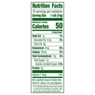 Rainbow Sherbet Fruit Flavored Snacks - 10 CT - Image 3
