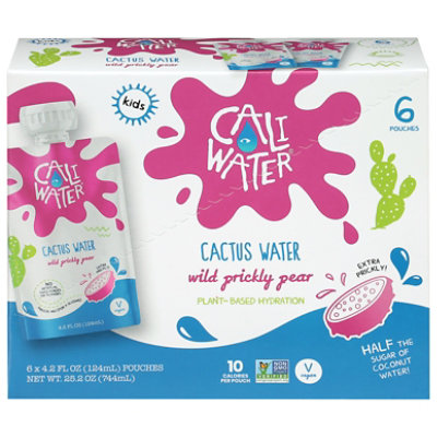 Caliwater Water Cactus Prickley Pear Kids 6pk - 6-4.2 FZ - Image 2